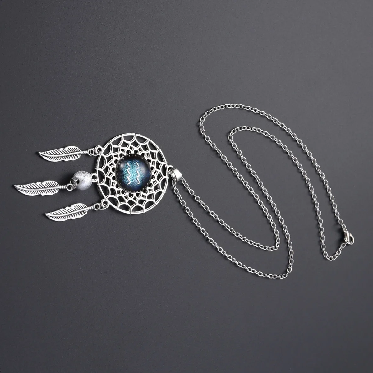 

Stunning Zodiac Time Glamorous Necklace Elegant Bohemian Chic Party Wedding Gift Dream Catcher Fine Alloy Lightweight