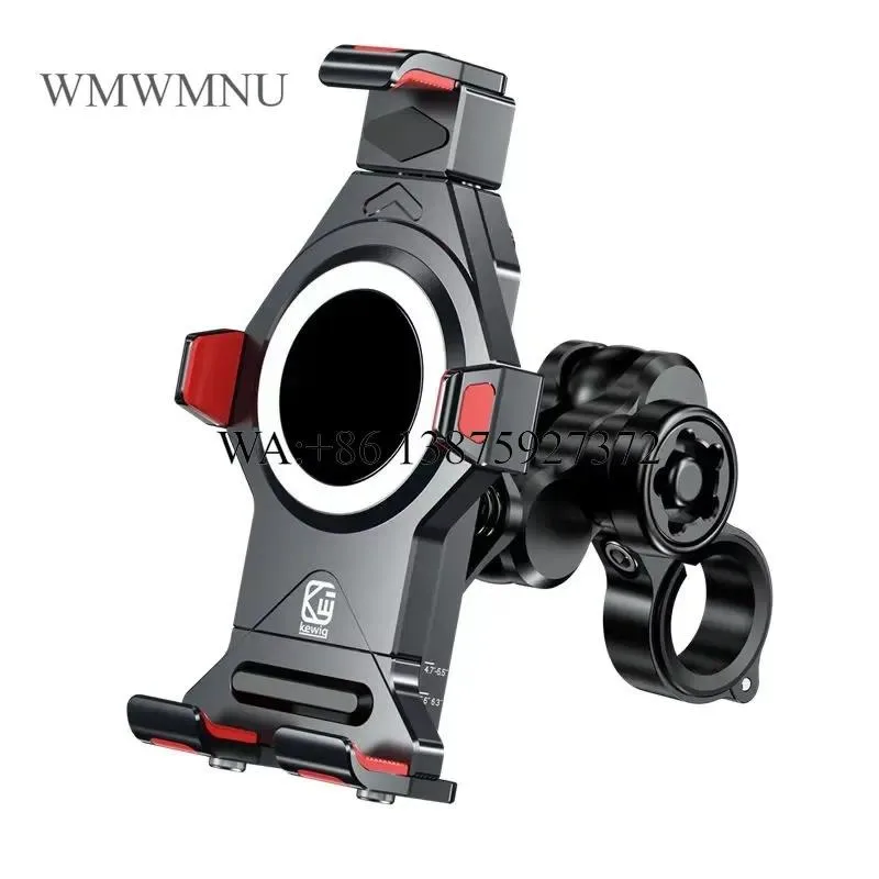 Wmwmnu for Kewig Motorcycle Aluminum Alloy Phone Mount Holder with Vibration Dampener for ATV UTV Car Boat Truck Scooter Bike