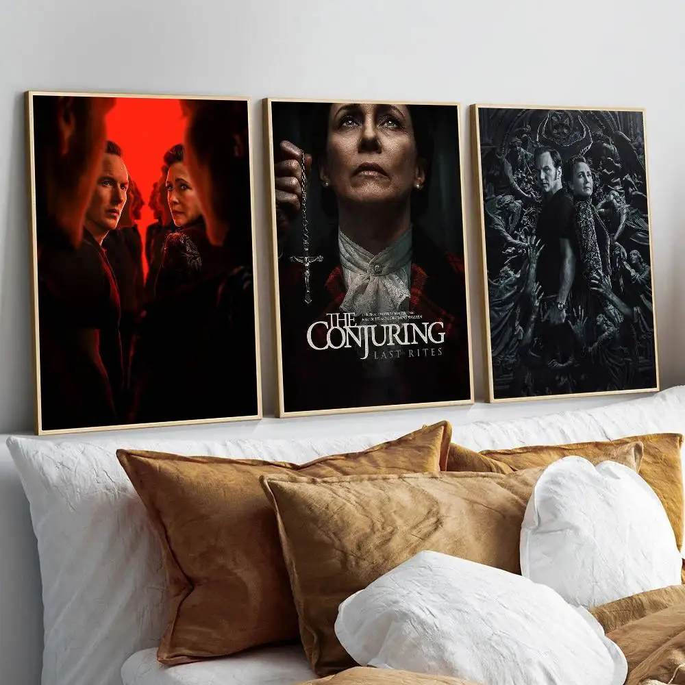 1 قطعة 2025 The Conjuring آخر رسومات الفيلم المشارك ذاتية اللصق الفن ورق مقاوم للماء ملصق مقهى بار غرفة جدار ديكور