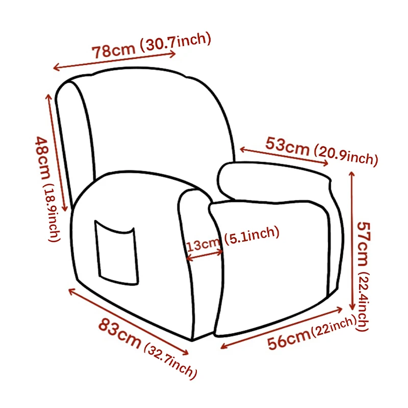 4 Pieces Couch Cover Stretch Functional Sofa Slipcovers Chivas Sofa Cover Couch Covers Furniture Protector-One Seater