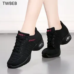 New Dancing Shoes for Women Jazz Sneaker Fashion Dance Sneakers for Women Modern Street Dance Shoes Feminino Zapatos