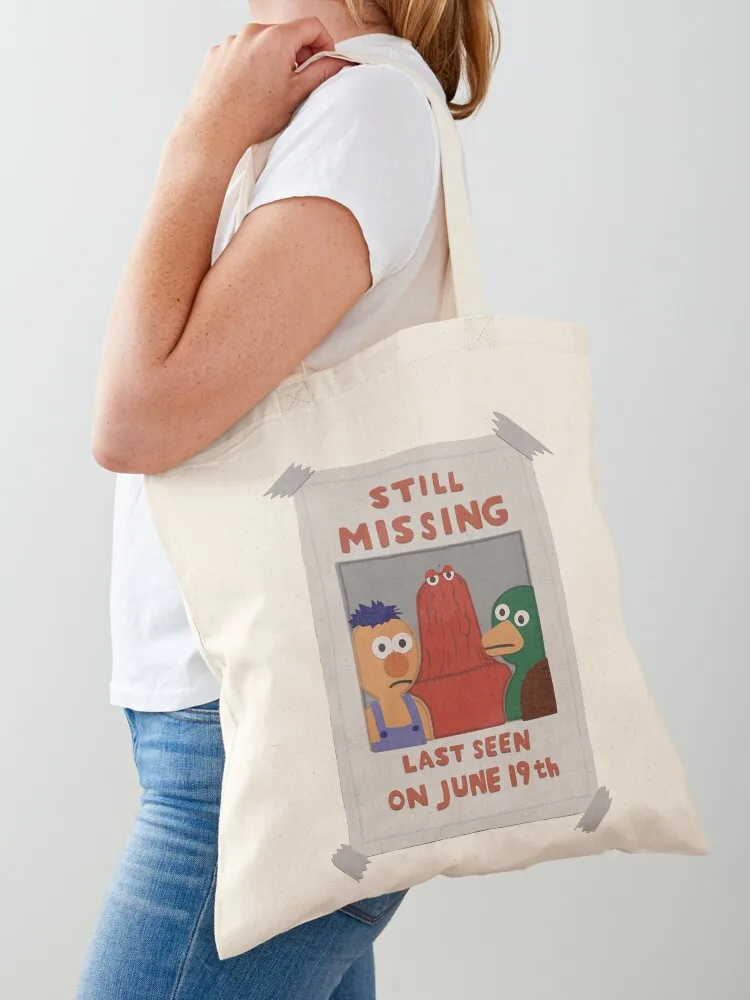 

Don’t Hug Me I’m Scared Missing Poster Tote Bag canvas tote Women's shopper tote bag women female bag