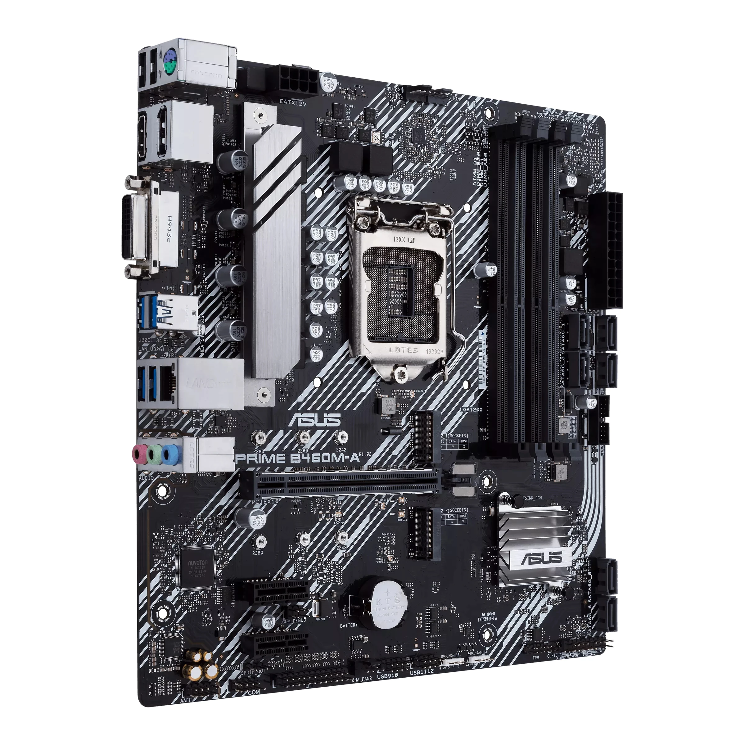 ASUS PRIME B460M-A Motherboard LGA1200 Support i5-10400F i5-10500 i7-10700F i3-10105 CPU 4×DDR4 128GB Micro ATX Intel B460 PC