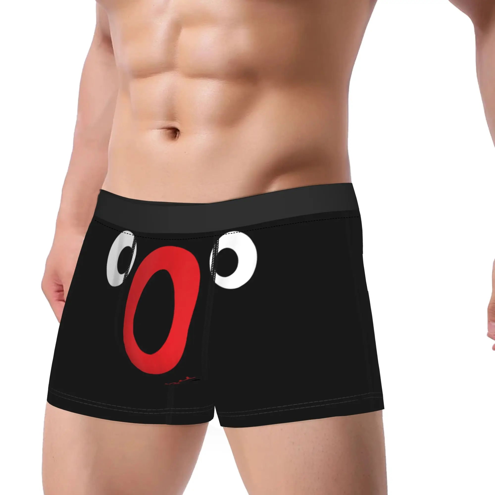 Pingu Noot Noot  Underwear  Elastic Panties Pattern Shorts Briefs For Males 3D Pouch Oversize Trunk