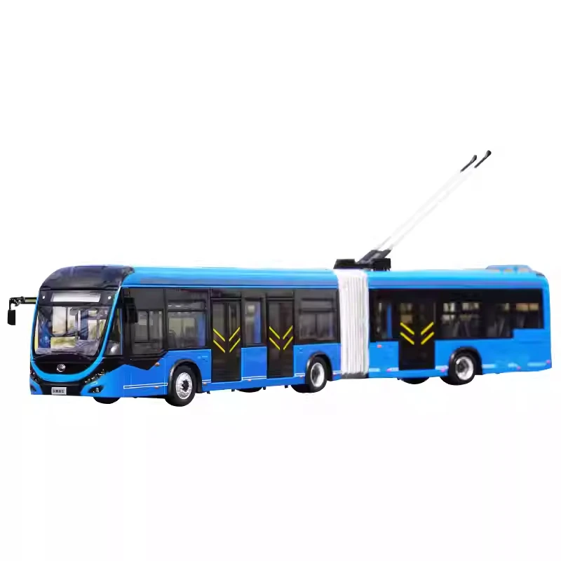 

Diecast Yutong ZK5180C BRT Articulated Electric Bus Model 1:42 High Quality Collectible City Trolleybus Gift