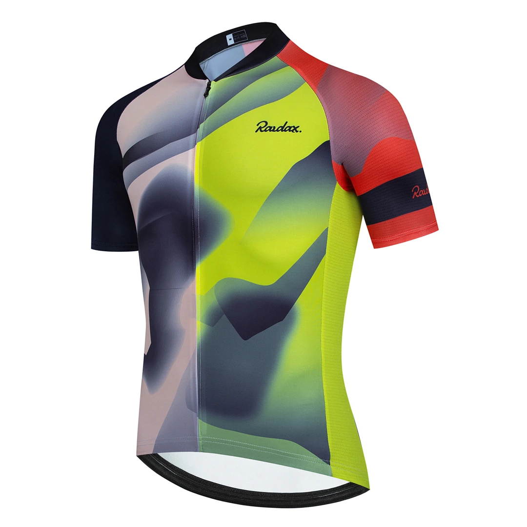 AliExpress RAUDAX Men's Short Sleeve Motocross Cycling Jersey Downhill Mountain Bike MTB Shirt Offroad Road Cycling Triathlon Clothing