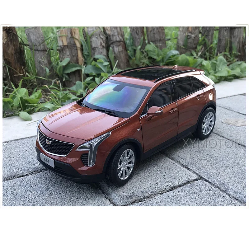 1/18 For Cadillac XT4 SUV Diecast CAR MODEL TOYS Boys Girls Collection Ornaments White/Brown Metal,Plastic,Rubber