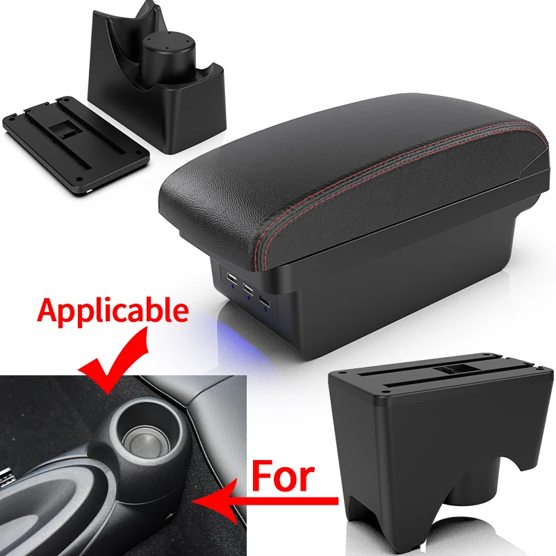 For MINI Cooper armrest box For Countryman R50 R52 R53 R56 R57 R58 R60 F55 F56 F57 F60 Car Armrest box Retrofit car accessories