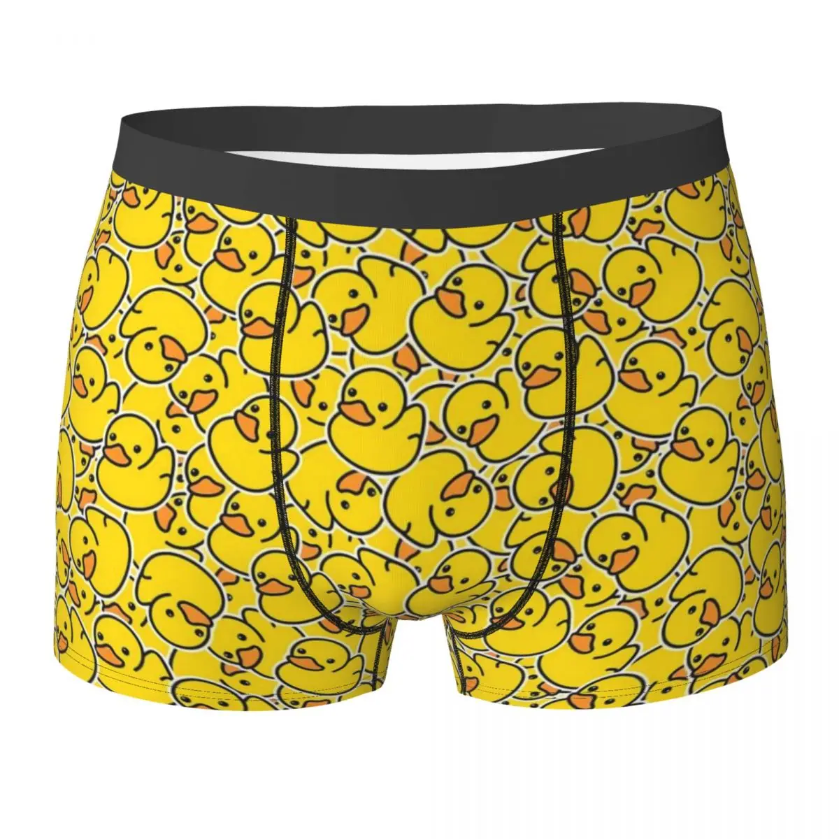 Yellow Classic Ducks Underwear Kawaii Animal Pouch Hot Boxershorts Design Boxer Brief Sexy Men Underpants Plus Size