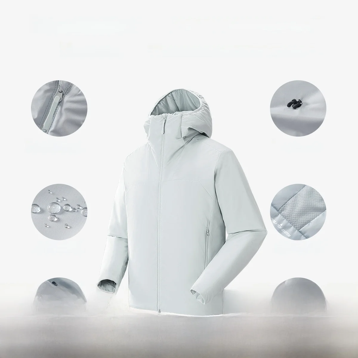 

Outdoor Thermal Cotton Jaet with Hood Waterproof Technology Lightweight Warm for Men And Women Winter Faionable Casual Wear