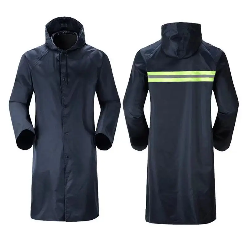 Oxford Raincoat Ox Tendon Raincoat Coat Reflective Strip Safety Riding On Foot Rescue Waterproof Good Wear Plus