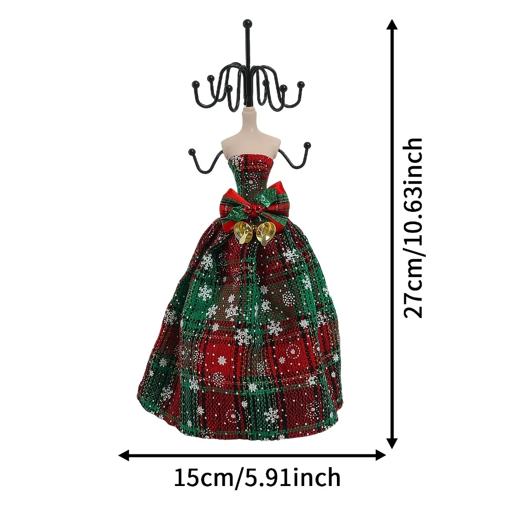 For Christmas Decorations Tangle-free Holder Necklace Display Safe Display For Delicate Jewelry Decorative Shelf