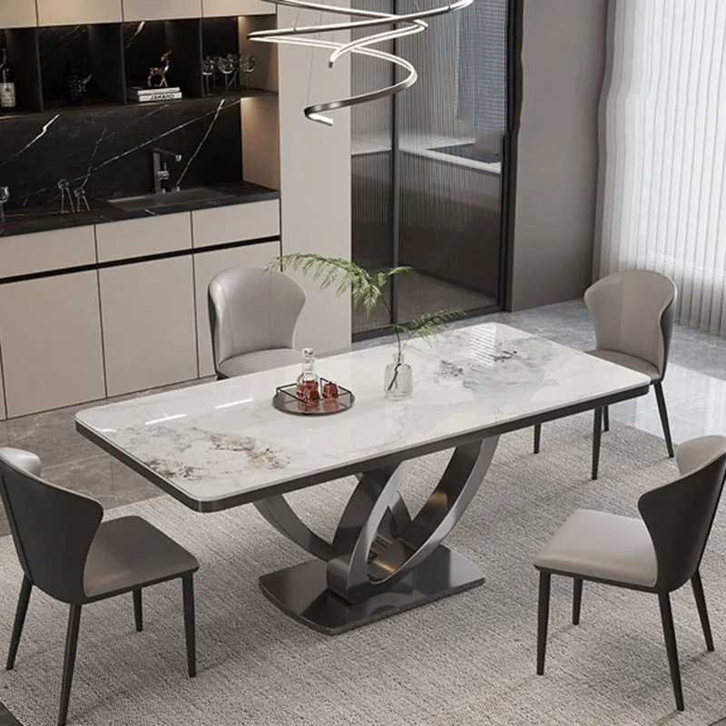 Aesthetic Creative Dining Table Save Space Fashion Interior Large Size Cheap Dining Table Beauty Mesas De Jantar Home Furniture