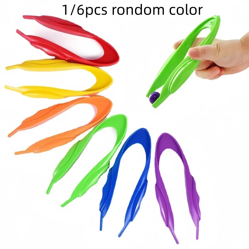 

Kids Plastic Tweezers Clip Toys Children Fine Motor Skill Training Tool Set Montessori Early Learning Education Toys Toddle