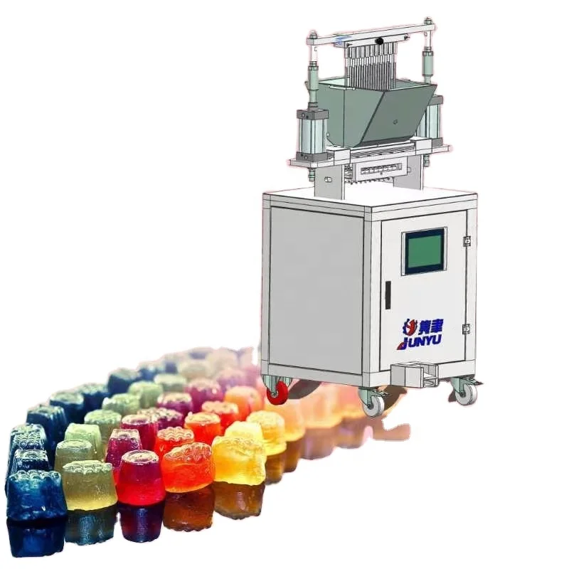 SS 306 Mini Jelly Bean Candy Making Machine /pectin Gummy Production Line Soft Jelly Candy Depositor For Candy Factory