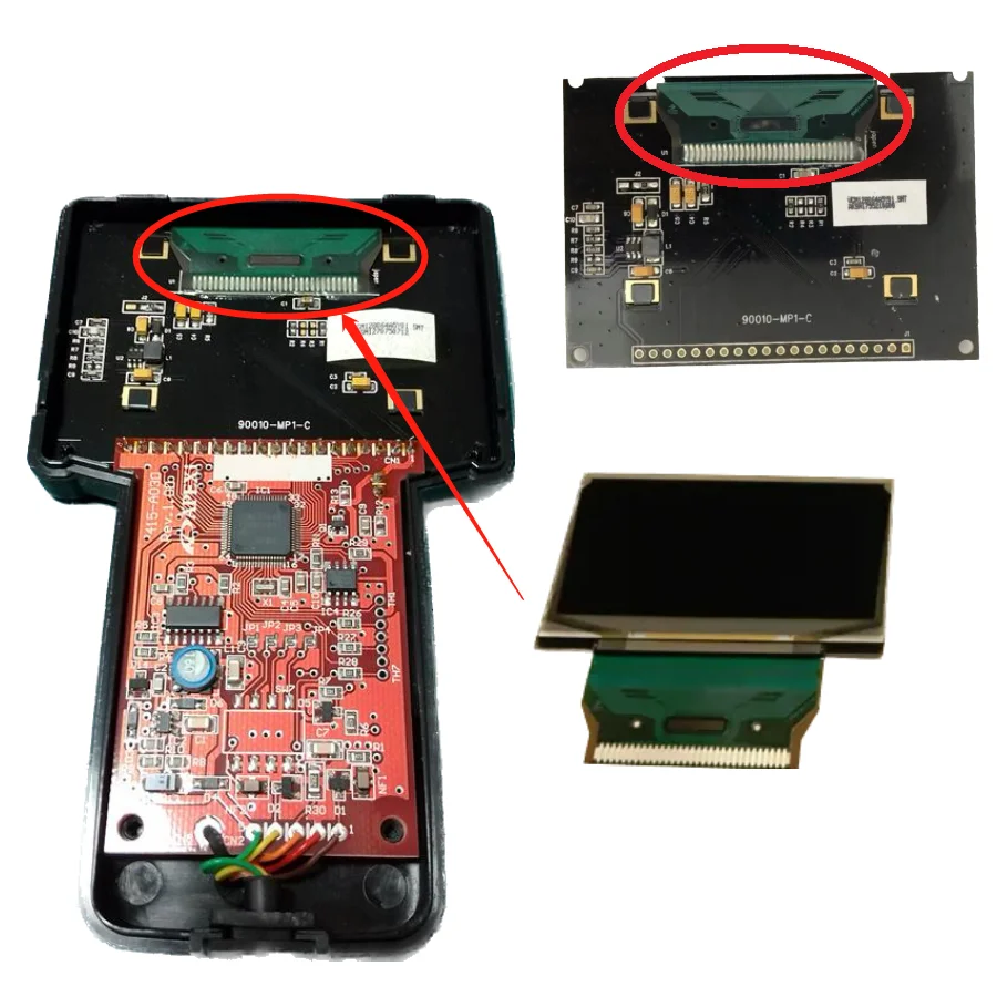 Imagem -03 - Oled Matrix Screen Repair Módulo Lcd para o Comandante Apexi fc el Edição Display 90010-mp1-c