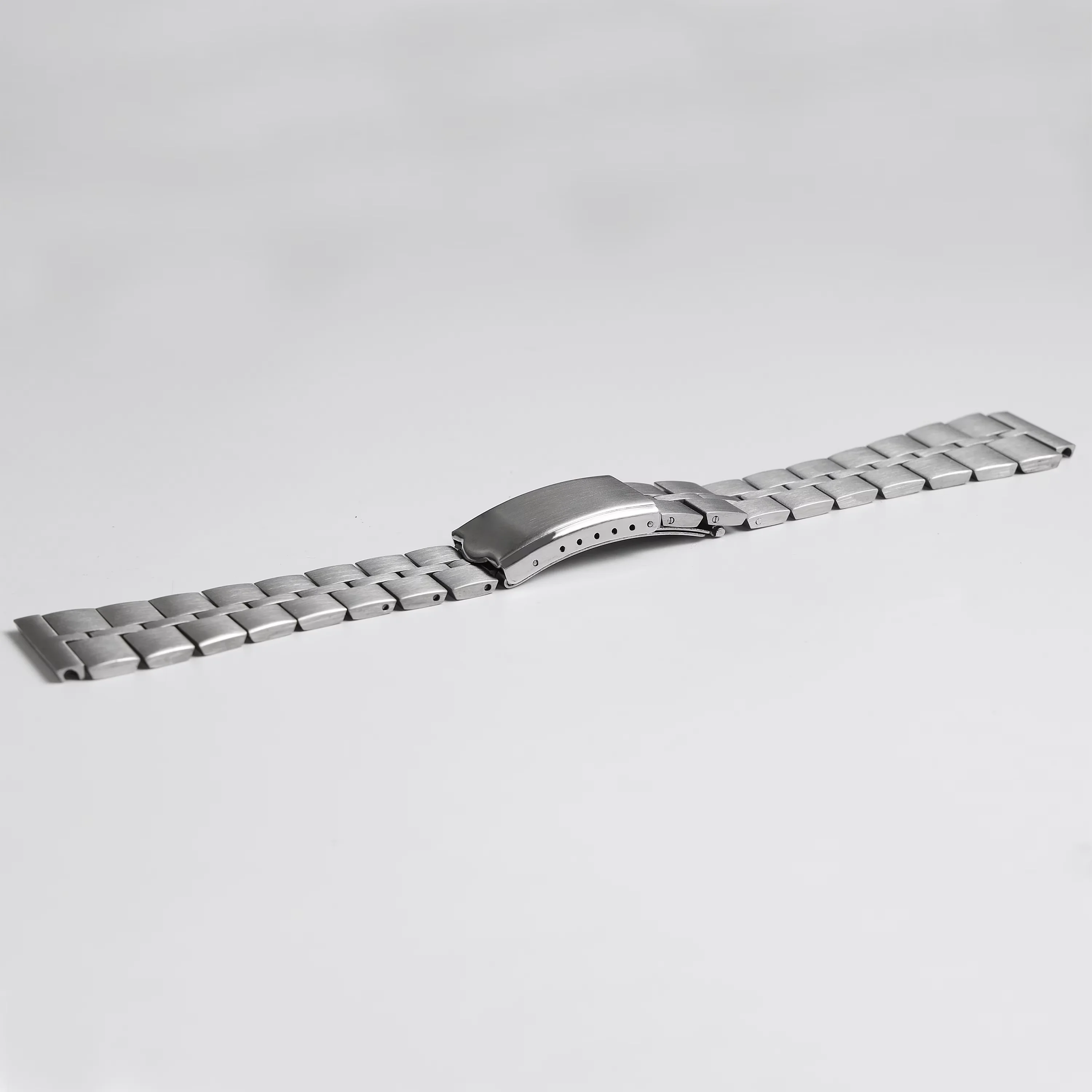 20mm Silver Stainless Steel Watchband for SEIKO 6138-0040 Bullhead 6138-0049 Speedtime Metal Wrist Bracelet Strap