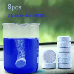 Car Windshield Cleaner Tablets 8/16pcs Anti-Freeze Auto Windshield Cleaner Deep Cleaning Car Windshield Wiper Washer