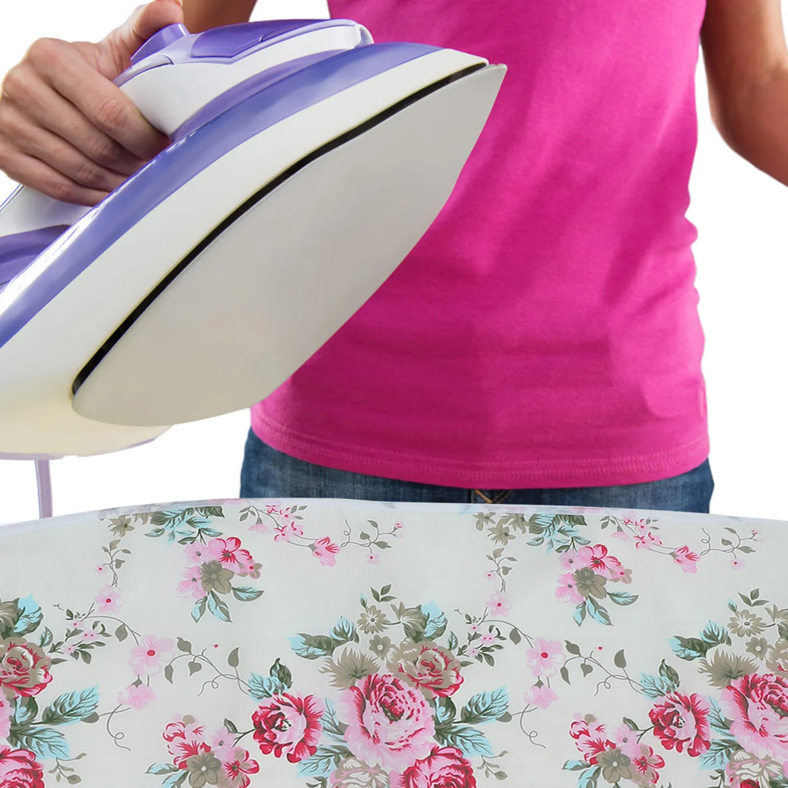 Wide Ironing Board Cover Full Coverage Heat Resistant Fabric Protector for Ironing Boards Easy Install Removable Design Stain