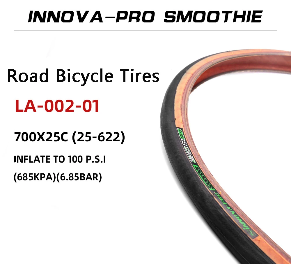 INNOVA-Ultralight Rubber Folding Tire, 700 x 25C 26, 27, 29,  Puncture-proof, Wear-Resistant Mountain Bike Road Bike tire