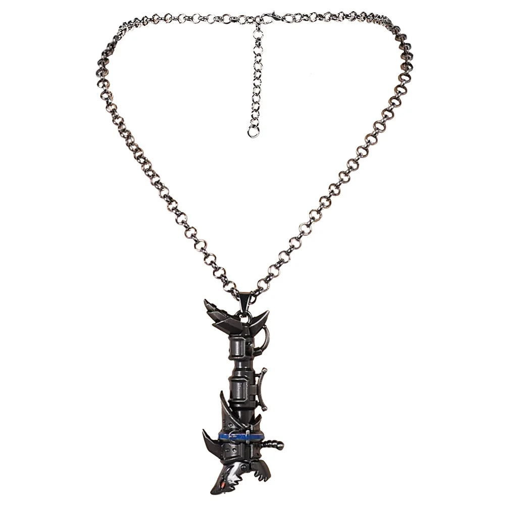 Dam Arcane-Collier pendentif en arête de poisson Jinx pour femme, accessoires de costume de cosplay, accessoires de jeu LoL TV 2, cadeaux féminins, 2024