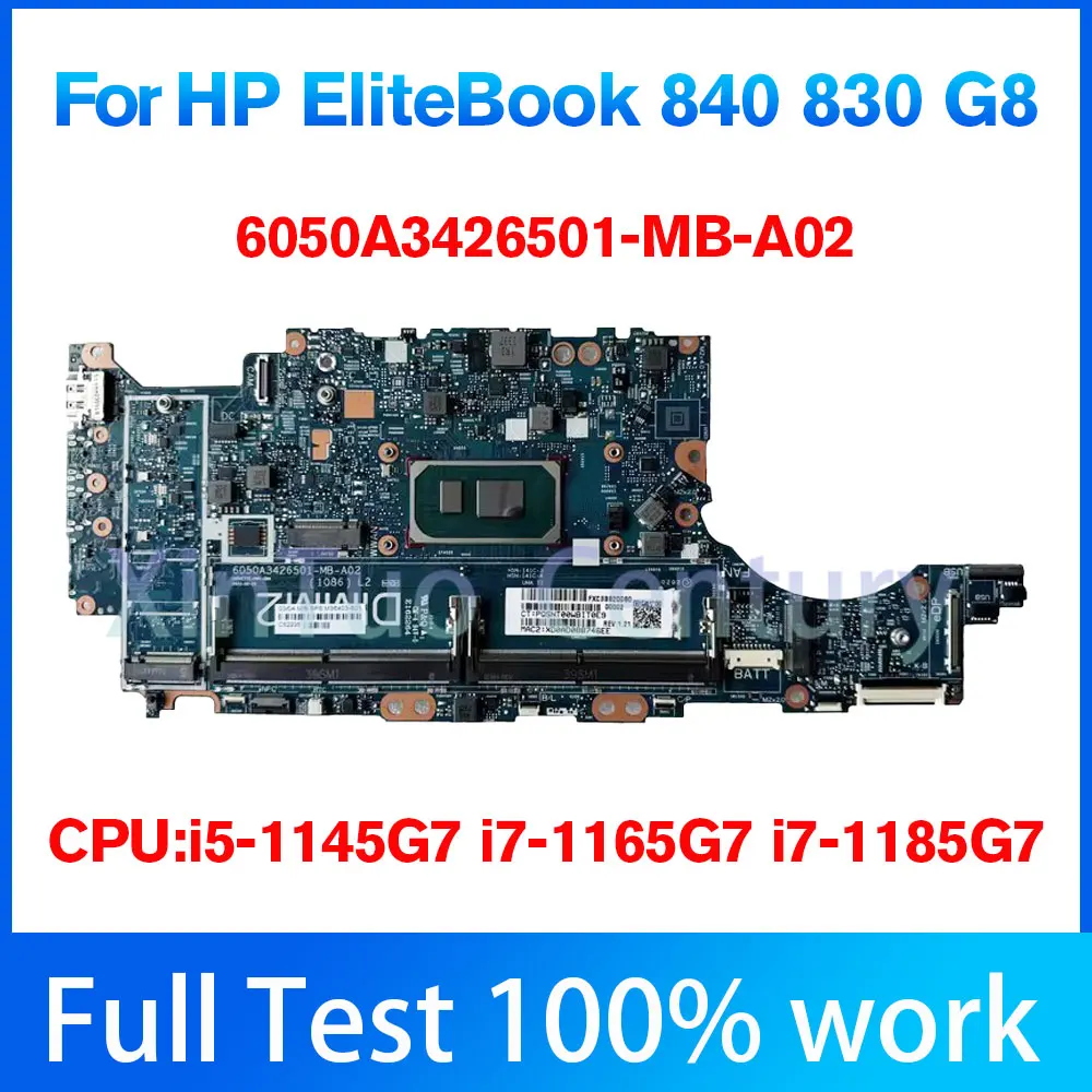 

Scheda madre muslimex per scheda madre per Laptop HP Elitebook 840 830 G8 SRK03 i5-1145G7 i7-1185G7 i7-1165G7 tested ok