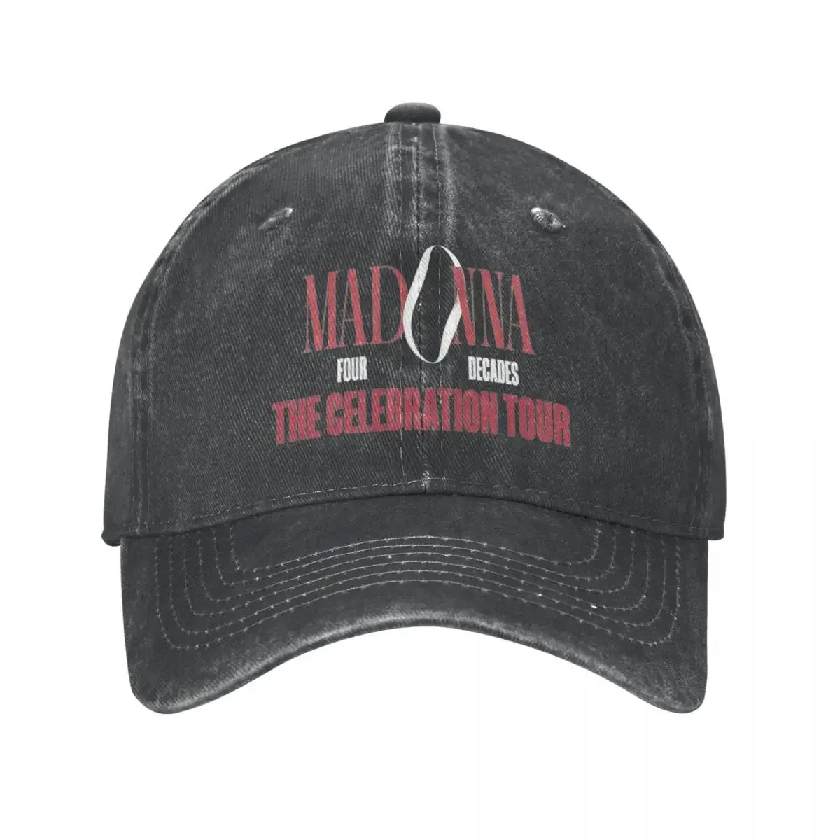 Vintage Madonna Four Decades Stuff Unisex Trucker Hat Celebration Tour Distressed Washed Hats Cap Classic Outdoor Workouts Cap