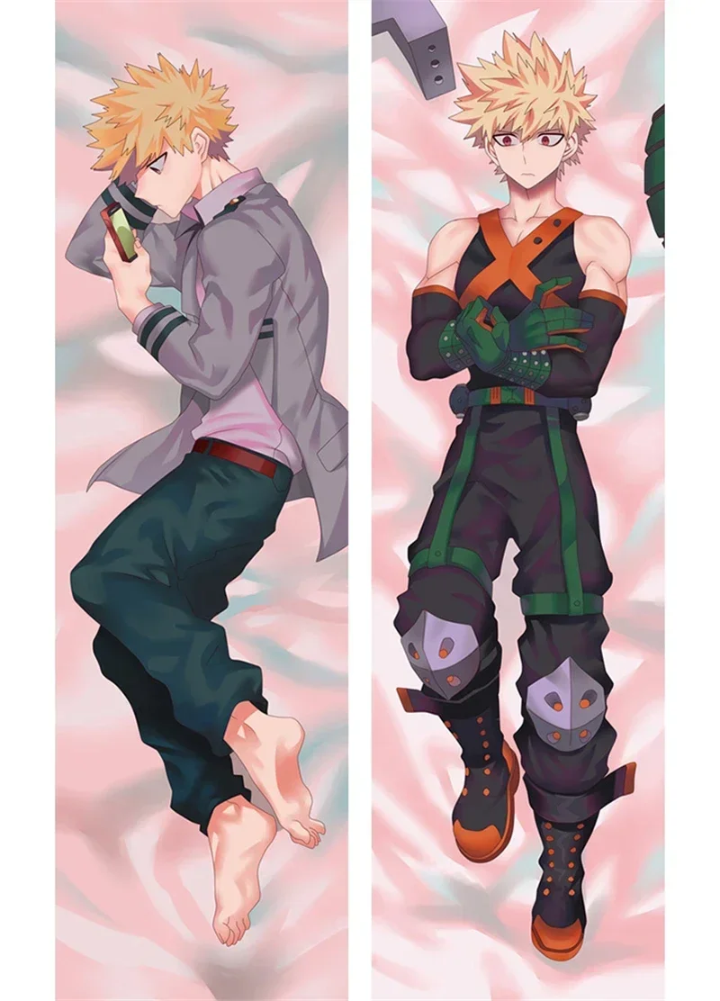 My Hero Academia Bakugo Katsuki Cosplay Dakimakura Pillow Case Hugging Body Otaku Custom Made Gift