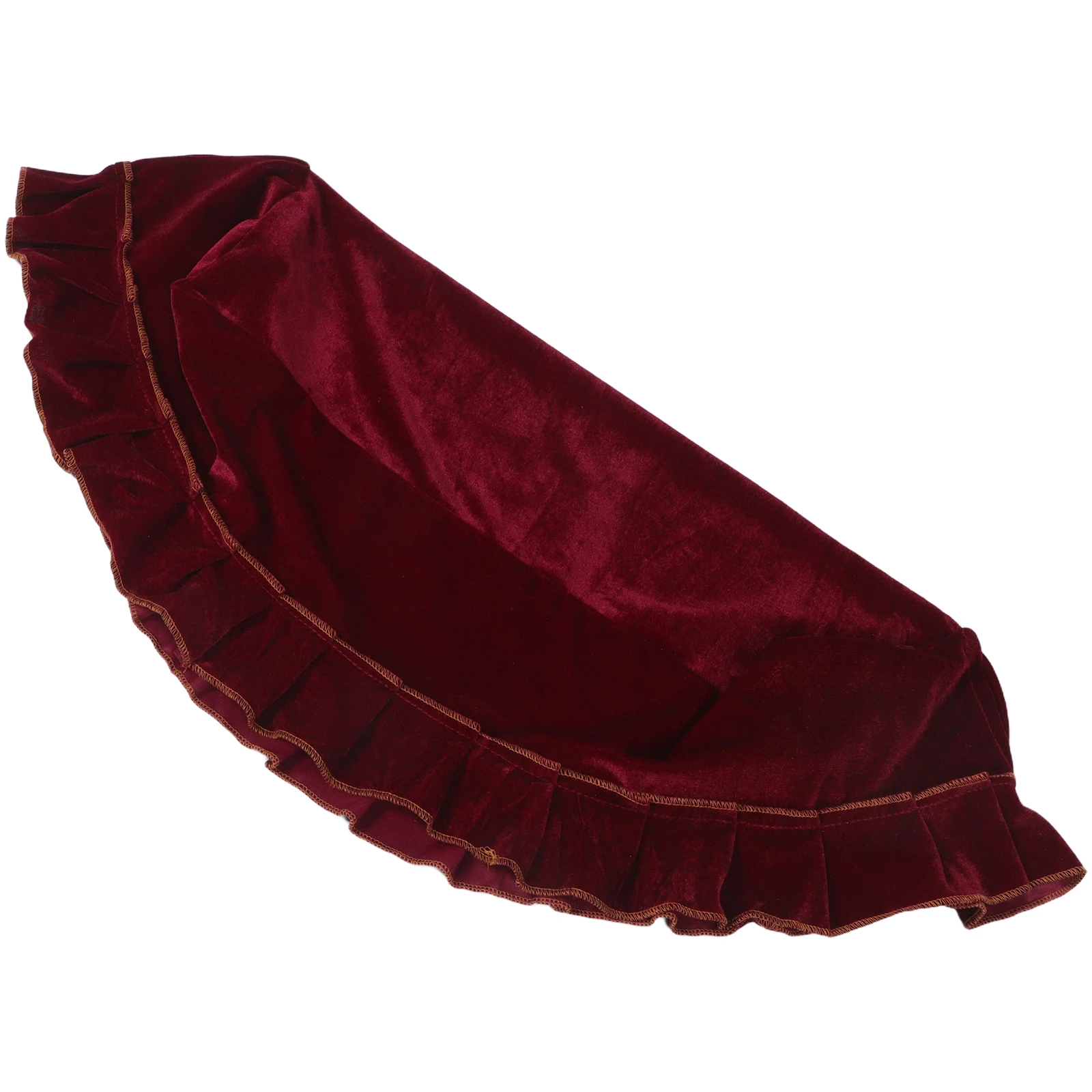 

Golden Wool Piano Stool Cover Kitchen Chair Bench Bedroom Dust Cushion for Living Macrame Seat Protector Velvet Slipcover