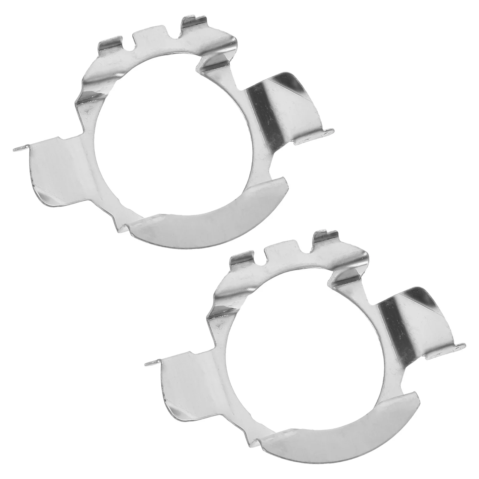 

2Pcs Car Bulb Retainers LED Bulb Base Holders Metal Retaining Clips Easy Install for LED Headlamps Holder