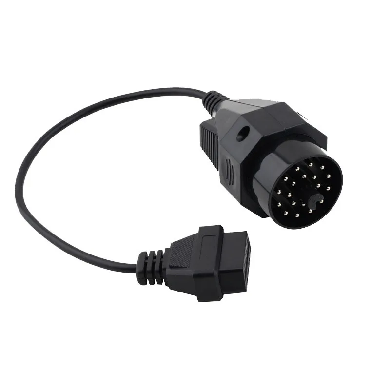 

1 шт. адаптер OBD OBD2 для BMW 20-контактный разъем OBD2 16-контактный гнездовой разъем e36 e39 X5 Z3 для BMW 20-контактный OBD2 автомобильный диагностический кабель