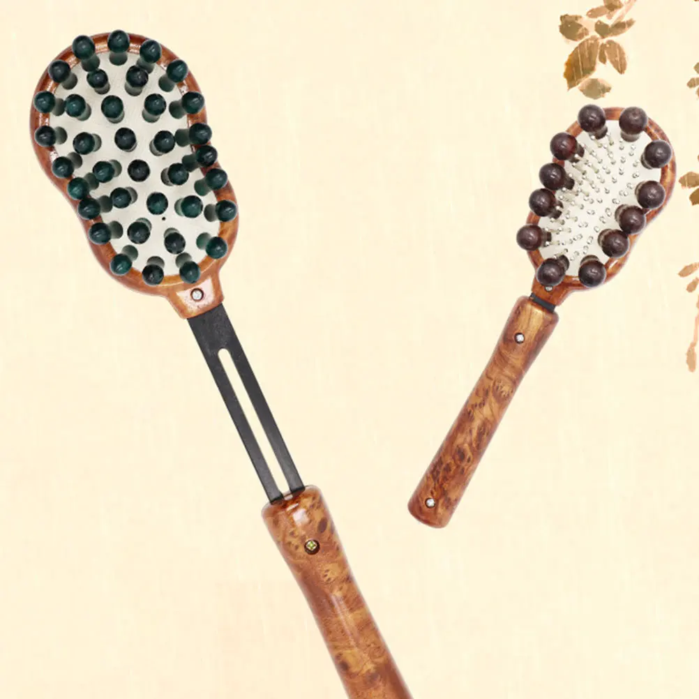 

Креативная деревянная терапевтическая массажная палочка, портативная щетка, дизайн поверхности для кровообращения, метаболизма, иммунитета, усталости