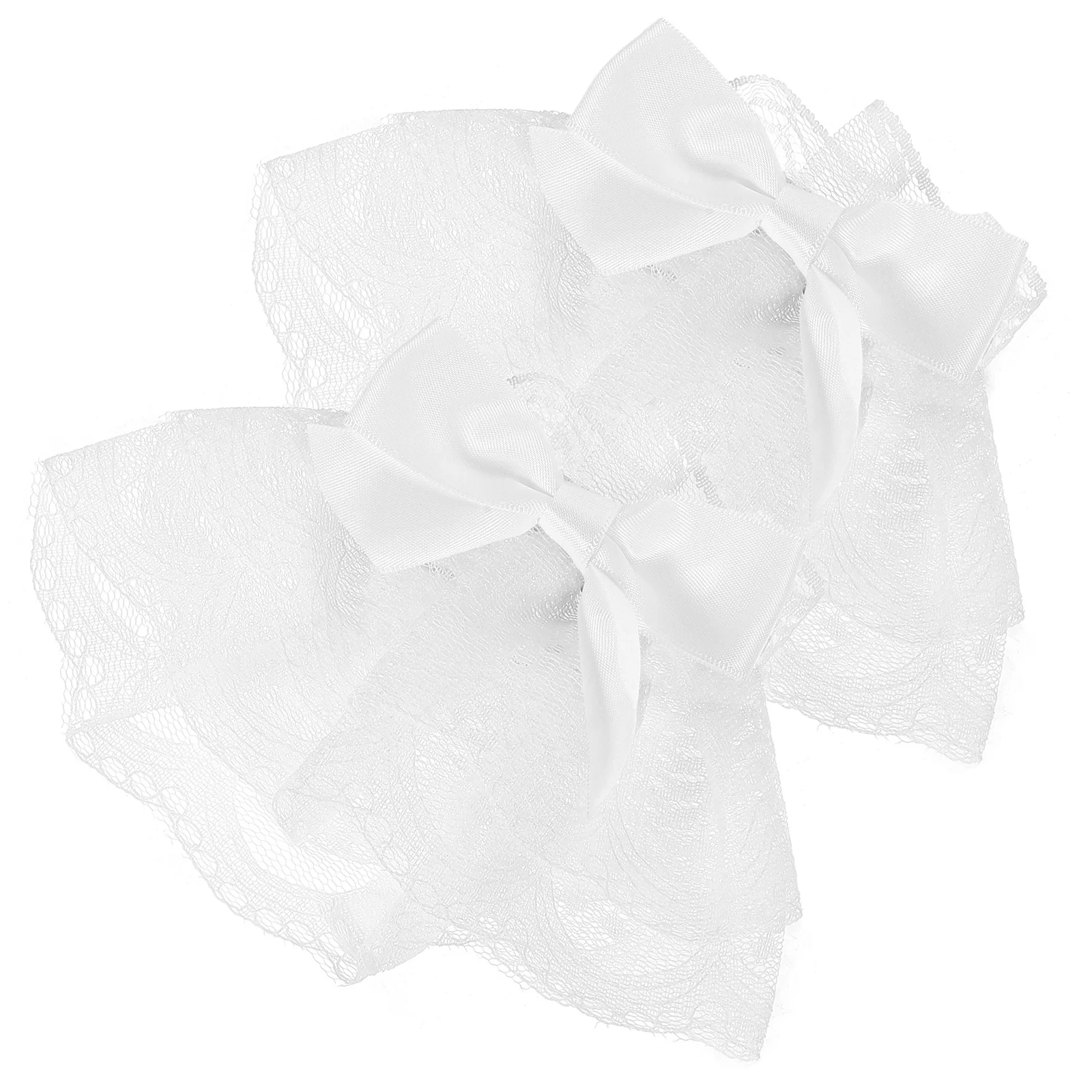 

Парные кружевные манжеты на запястья в готическом стиле для женщин, модные аксессуары для платьев, браслеты в стиле Лолита для костюмированных вечеринок, выпускных и свадеб