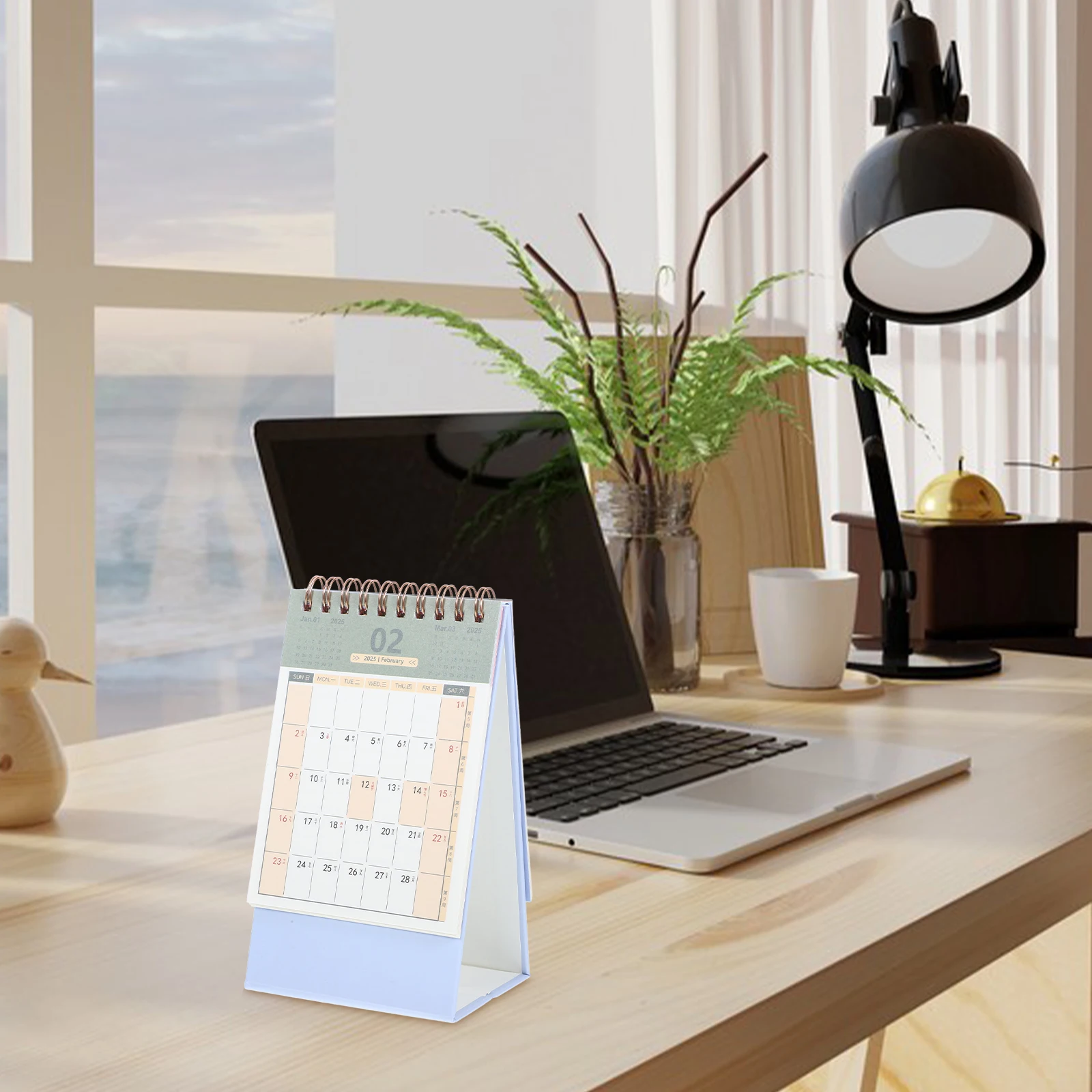 

Sturdy Desktop Long-Lasting Lightweight Portable Adjustable Date Display Stand Up For Office Home Decorative Standing Month