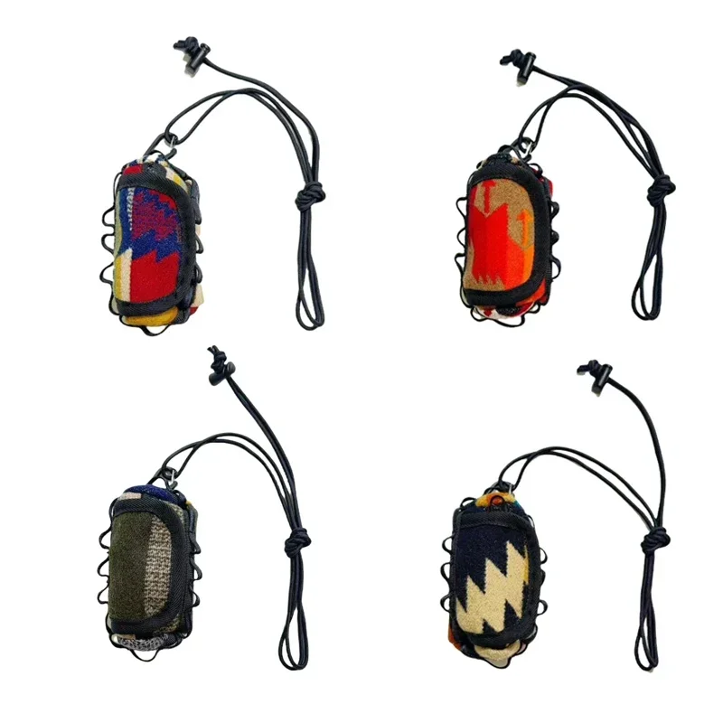 

1S mountain American retro locomotive Indian woolen key mini bucket bag messenger bag camping outdoor navajo