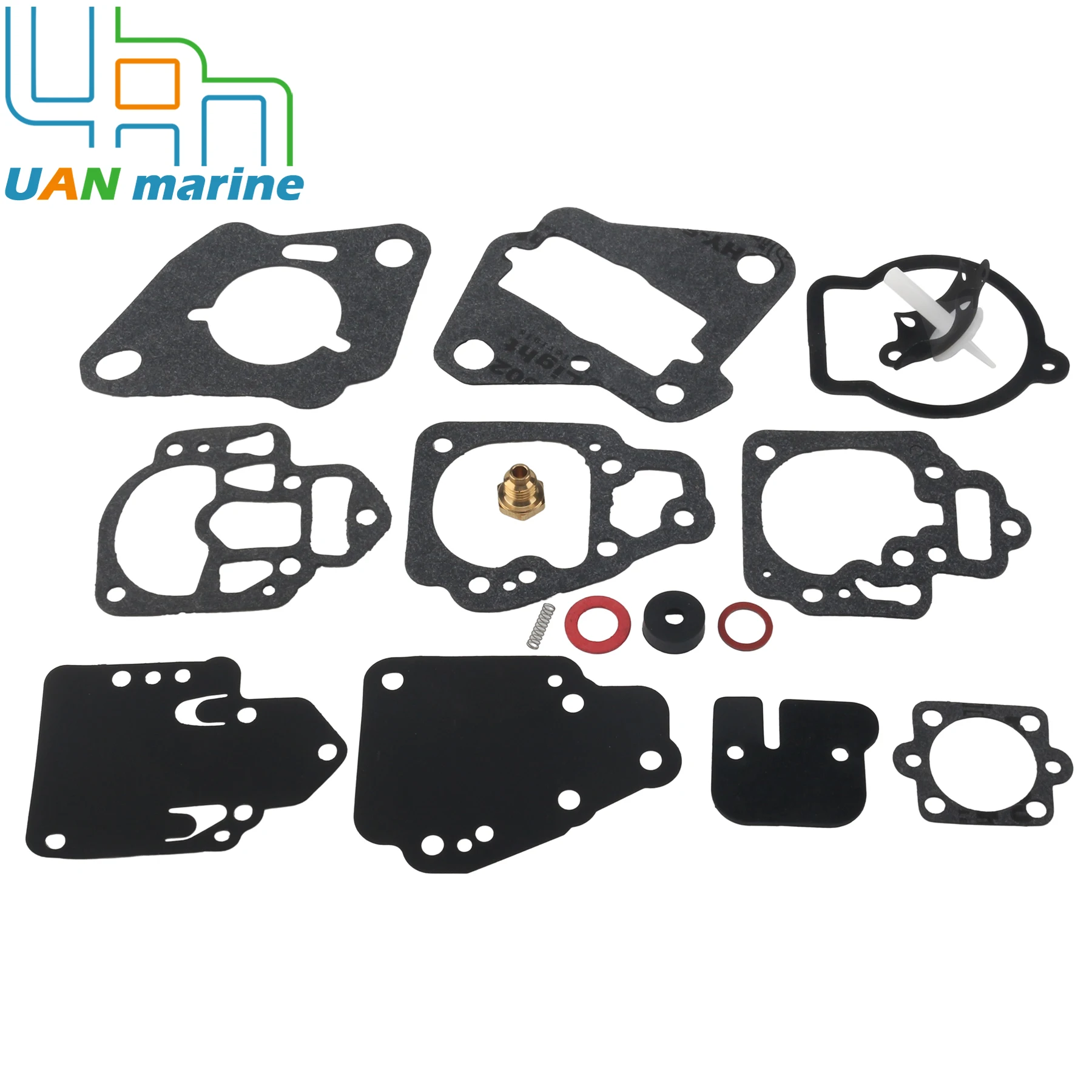 18-7212 Carburetor Repair Kit 1395-97611 1395-9725 Gasket and Diaphragm Kit Replacement for Mercury Mariner 6-25HP 1395-811357 view 6