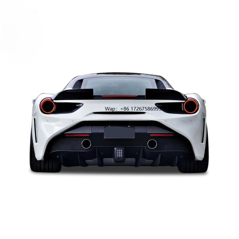 

Спойлер-«утиный хвост» в стиле SR, высококачественный карбоновый обвес, задний спойлер для багажника 488, аксессуары для заднего крыла автомобиля