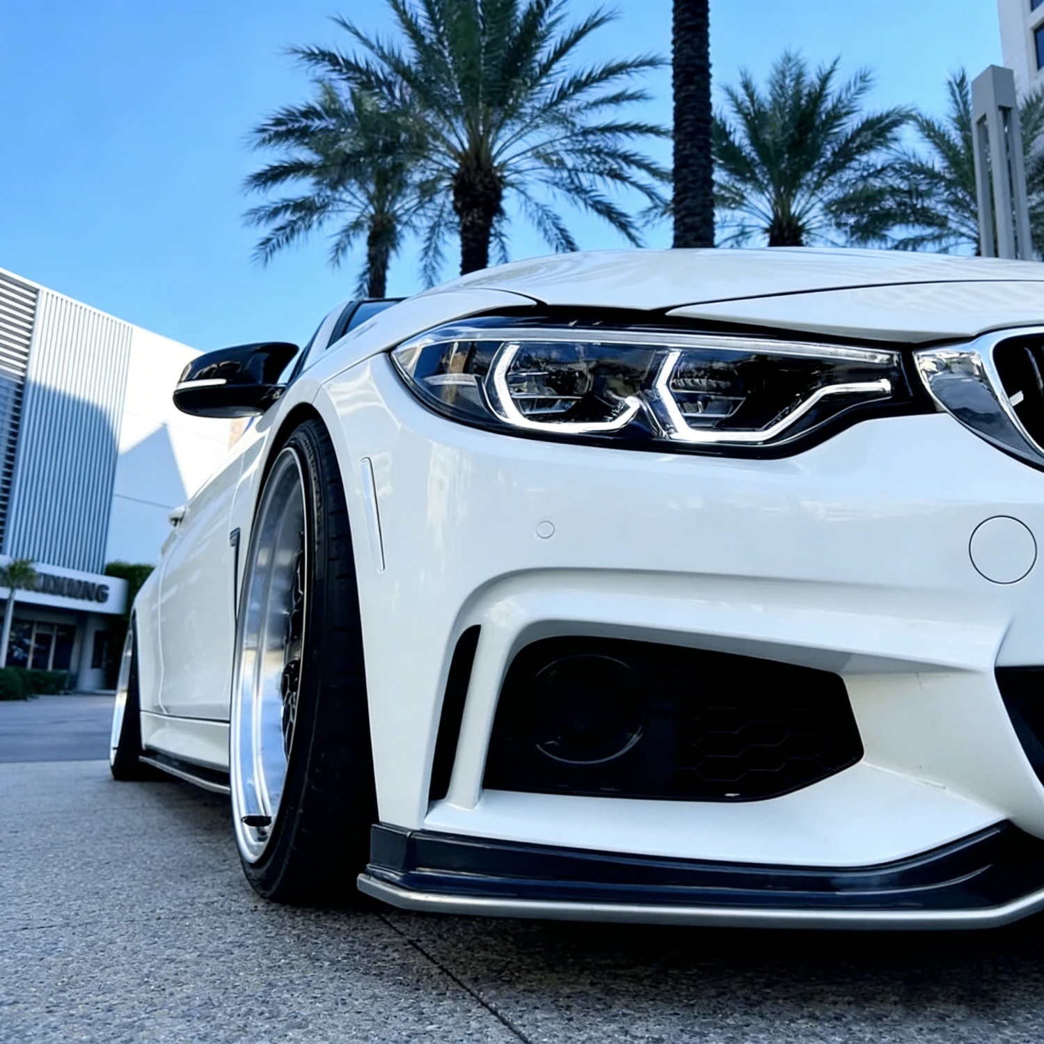 

ABS Gloss Black Car Front Bumper Lip Splitter For BMW 4 Series F32 F33 F36 420i 425d 435i 440i M Sport 2013-2020 Bodykit Tuning