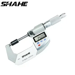 SHAHE IP65 Digital Micrometer 25-50 mm Digital Micrometer Caliper Gauge Meter Micrometer