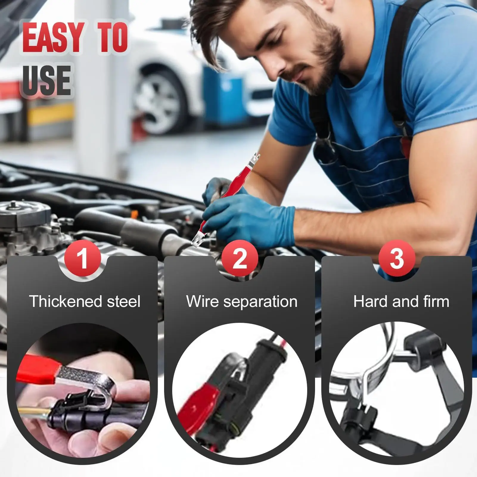 

Электрические клещи для отъединения, прецизионный экстрактор клемм, инструмент для удаления автомобильных электрических разъемов для ремонта электриков