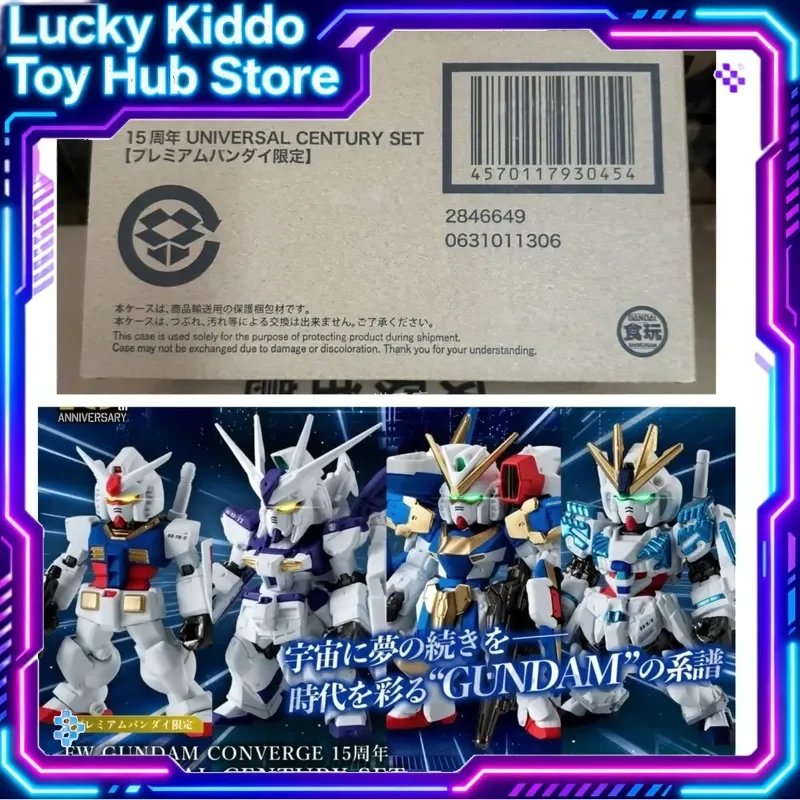 

2026 Original Bandai Fw Converge 15th Anniversary Gundam Impulse Barbatos Aerial Collectible Candy Toy Anime Action Figure Model