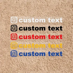 Reflective Type Personalized Test Text Dwaterproof Water Vinyl Car and Motorcycle Sticker Sticker Busage to Instagram Username Got Transportation 11 Main Sales Sticker for Craced Pary - №7