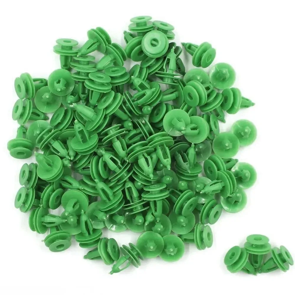 100pcs Car Door Panel Trim Fasteners Clips Plastic Pistons Bumper For Jeep Wrangler TJ Grand Cherokee Replacement Clip