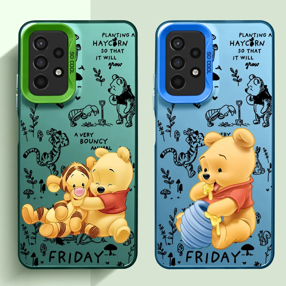 Disney winnie the pooh Case for Samsung Galaxy A12 A11 A13 A22 A14 A53 A52 A72 A34 A54 A32 A33 A15 A23 A24 A73 Soft Cover