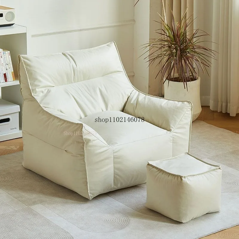 

Nordic Lazy Sofa Single Sofa Bean Bag Household Tatami Balcony Leisure Living Room Small Recliner on The Ground Home Furniture