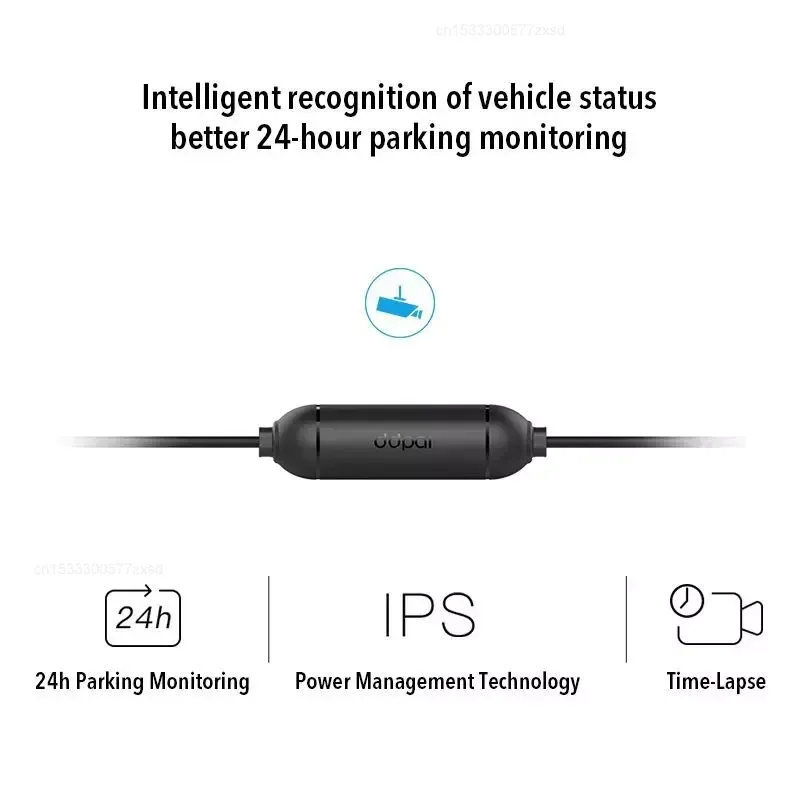 Xiaomi New DDPAI Mini 5/Min 3/Z40/Z50 Hardwire Kit 12/24V Micro USB Type-C Car Charger Hardkit Car DVR Dash Cam Camera Cable Set