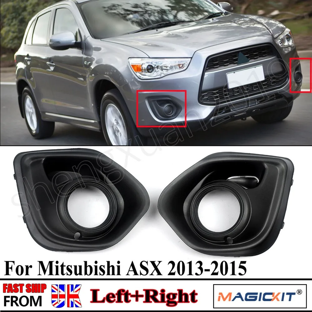 

Передняя противотуманная фара, лицевая панель для Mitsubishi Outlander Sport ASX 2013 2014 2015, габаритная фара, противотуманные фары, чехлы, рамка, отделка