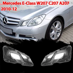 Auto Front Headlight Transparent Glass Headlamps Lamp Shell For Mercedes-Benz E-Class W207 C207 A207 Coupe Convertible 2010-2012