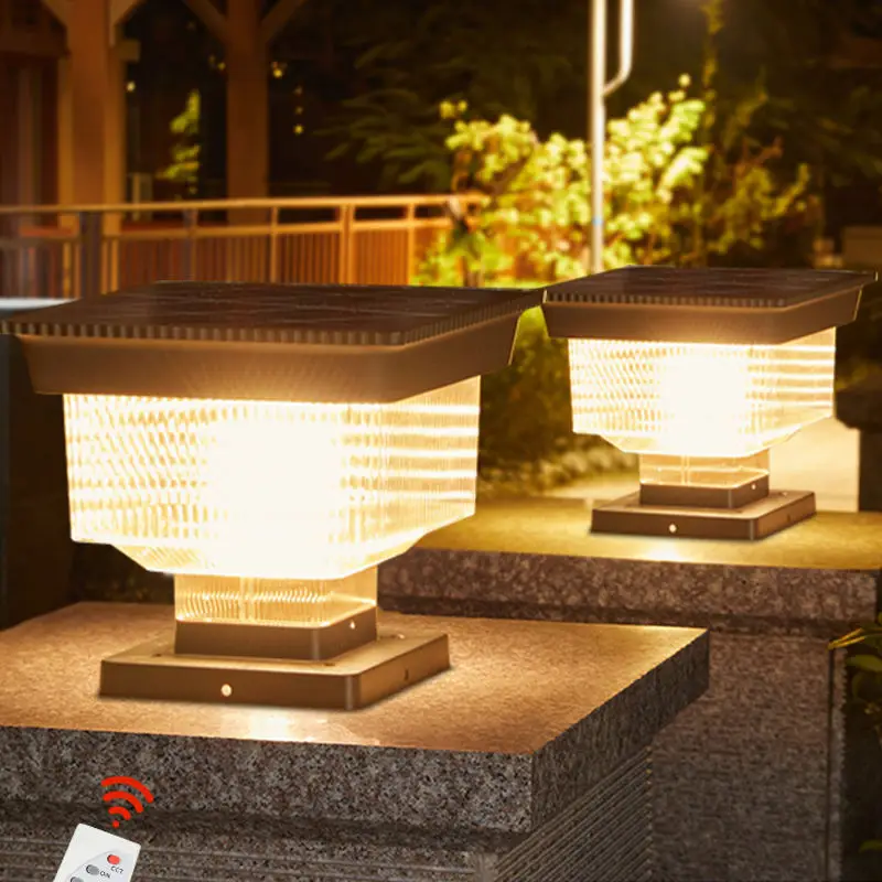 

Best Sunshine Entrance Gate Light Waterproof Outdoor Intelligent Control Solar Wall Pillar Fence Light