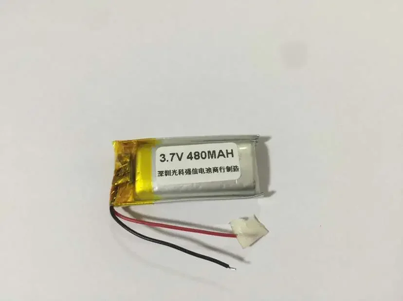 The new full capacity 3.7V lithium polymer 701737 480MAH MP4 / equipment / mini radio Rechargeable Li-ion Cell